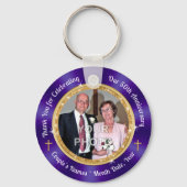 Christian, 50. Jahrestag der Hochzeit Günstlingsde Schlüsselanhänger (Vorderseite)