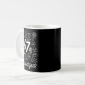 Christian 6 7 Meme Six Seven 67 Bible Verse Script Kaffeetasse (Vorderseite Links)