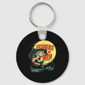 Christian Angler Fishers Of Men Matthew 4 19 Verse Schlüsselanhänger (Vorderseite)