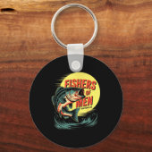 Christian Angler Fishers Of Men Matthew 4 19 Verse Schlüsselanhänger (Vorderseite)