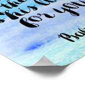 Christian Art Prints Psalms 93:4 Poster (Ecke)