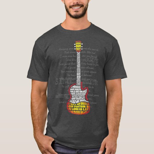 Christian Band Amazing Guitar Grace Premium T-Shirt (Vorderseite)