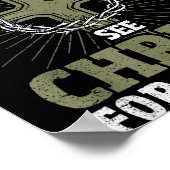 Christian Baptized Under New Management See Christ Poster (Ecke)