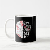 Christian Baseball Philipans 4_13 I Can Do All Thi Kaffeetasse (Links)