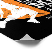 Christian Basketball I Can Do All Things Through C Poster (Ecke)