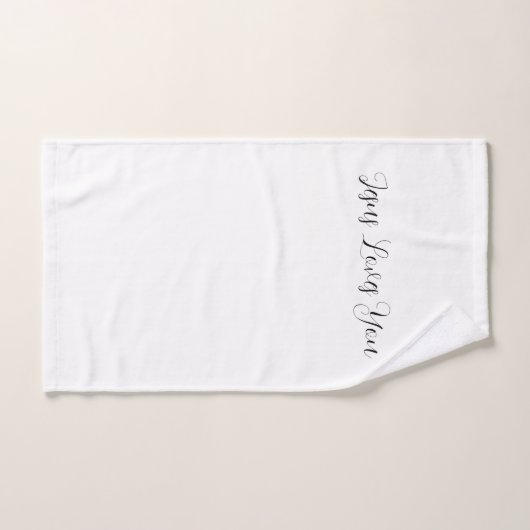 Christian Bath towel Jesus Loves You Badhandtuch Set (Handtuch)