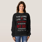 Christian Bible Scripture Verse Psalm 182 Sweatshirt (Vorne ganz)