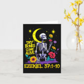 Christian Bible Verse Dry Bones Come Alive Ezekiel Karte (Gelbe Blume)