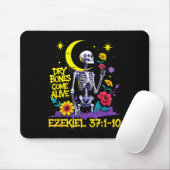 Christian Bible Verse Dry Bones Come Alive Ezekiel Mousepad (Mit Mouse)