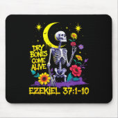 Christian Bible Verse Dry Bones Come Alive Ezekiel Mousepad (Vorne)