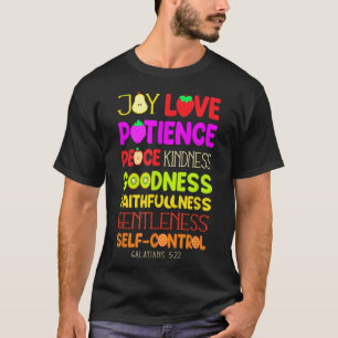 Christian Bible Verse Fruit of the Spirit Galatian T-Shirt