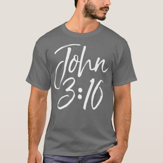 Christian Bible Verse Gift Scripture Reference T-Shirt (Vorderseite)