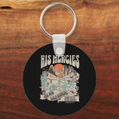 Christian Bible Verse His Mercies Are New Each Mor Schlüsselanhänger (Vorderseite)