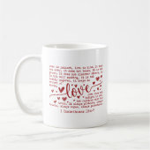 Christian Bible Verse Inspirational Valentines Day Kaffeetasse (Links)