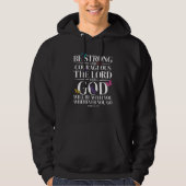 Christian Bible Verse Joshua 19 Butterfly Hoodie (Vorderseite)