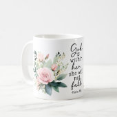 Christian Bible Verse Psalms Coffee Mug Kaffeetasse (Vorderseite Links)