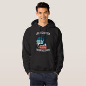 Christian Bible Verse Run His Course Quote Running Hoodie (Vorne ganz)
