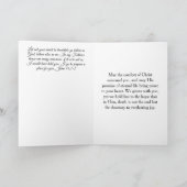 Christian Bible Verse Sympathy Card Karte (Innenseite)