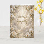 Christian Bible Verse Sympathy Card Karte (Gelbe Blume)