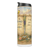 Christian Bible Verse Thermal Tumbler Water Bottle Thermosbecher (Nach rechts gedreht)