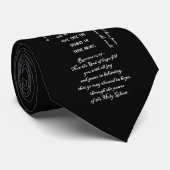 Christian Bible Verses KJV Custom Necktie Krawatte (Gerollt)
