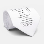 Christian Bible Verses KJV Custom Necktie Krawatte (Gerollt)