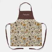 Christian Burgundy Bible Harvest  Personalized Schürze (Vorderseite)