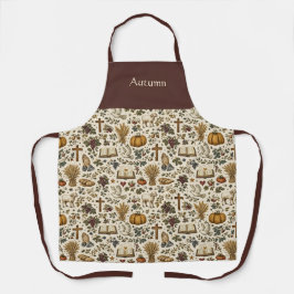 Christian Burgundy Bible Harvest Personalized Schürze