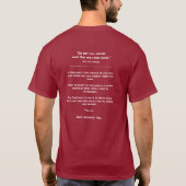Christian Calling T-Shirt (RRR Logo) (Rückseite)