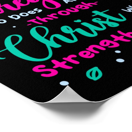 Christian Caregiver Female Caregiver Appreciation Poster (Ecke)