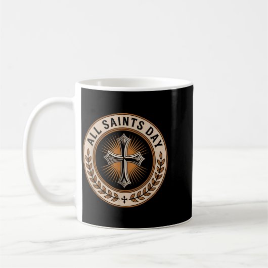 Christian Catholic Cross Holy Srit November All Sa Kaffeetasse (Links)
