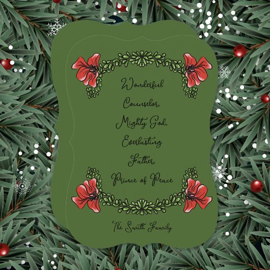 Christian Christmas Card Feiertagskarte