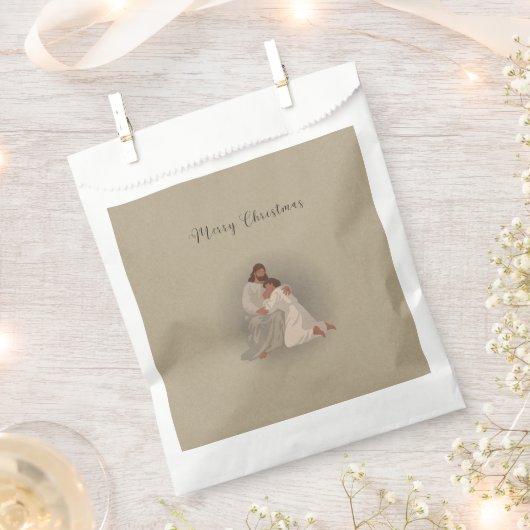 Christian Christmas Favor Bag Geschenktütchen (Ausgeschnitten)