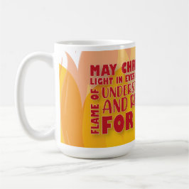 Christian Christmas fire mug Kaffeetasse