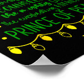 Christian Christmas Jesus Bible Names Xmas Tree Sh Poster (Ecke)