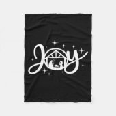 Christian Christmas Joy Jesus Nativity Scene Faith Fleecedecke (Vorderseite)