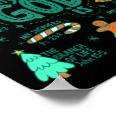 Christian Christmas My God Is Jesus Is The Reason Poster (Ecke)