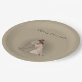 Christian Christmas Napkins Pappteller (Schrägansicht)