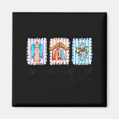 Christian Christmas Nativity Scene Jesus Faith Bel Magnet (Vorne)