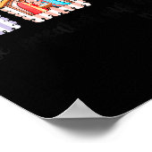 Christian Christmas Nativity Scene Jesus Faith Bel Poster (Ecke)