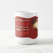 Christian Christmas Open Heart mug Kaffeetasse (Mittel)