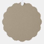 Christian Christmas Ornament Card (Rückseite)