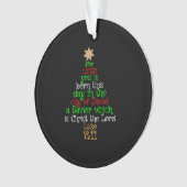 Christian Christmas Tree Shirts Ornament (Vorderseite)
