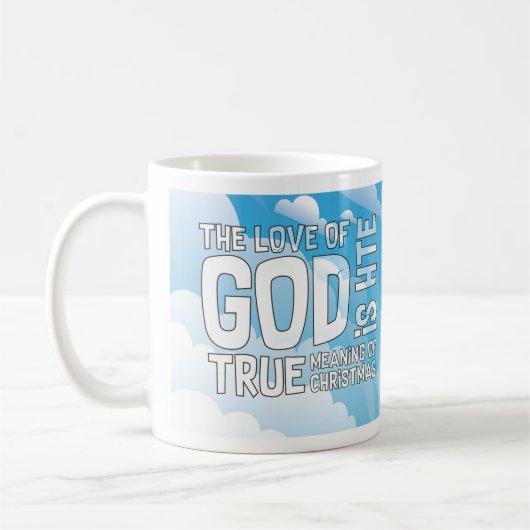 Christian Christmas True Meaning of Christmas Mug Kaffeetasse (Links)