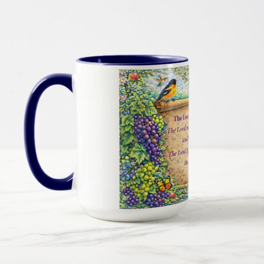 Christian Coffee Mug Floral Scripture Gift Tasse (Links)
