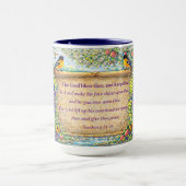Christian Coffee Mug Floral Scripture Gift Tasse (Zentrum)