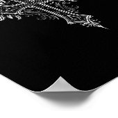 Christian Cross Angel Religious Poster (Ecke)