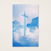 Christian Cross Funeral Memorial Prayer Cards (Vorderseite)