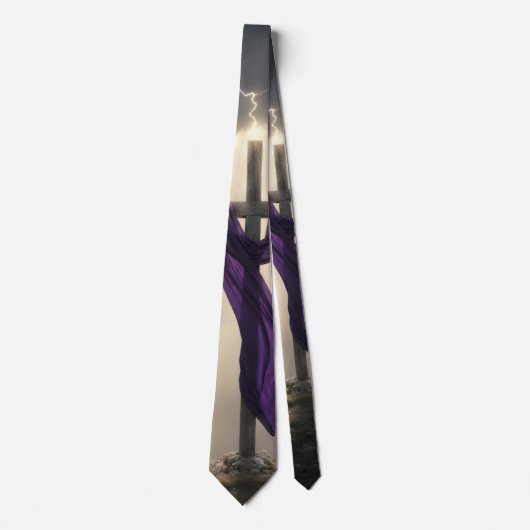 Christian Cross - Ressurection Necktie Krawatte (Vorderseite)