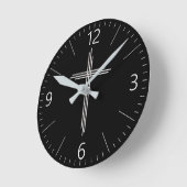 Christian cross runde wanduhr (Winkel)